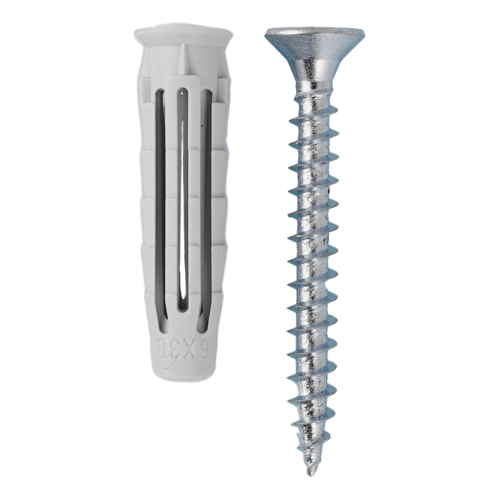 Dübel PA6 T6 6mmX30mm / VA Elematic