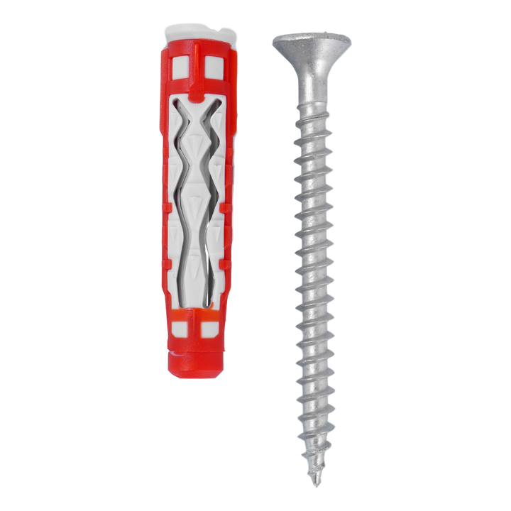 250 x BLUEFIX VA plug 6 x 35mm + PZ screw