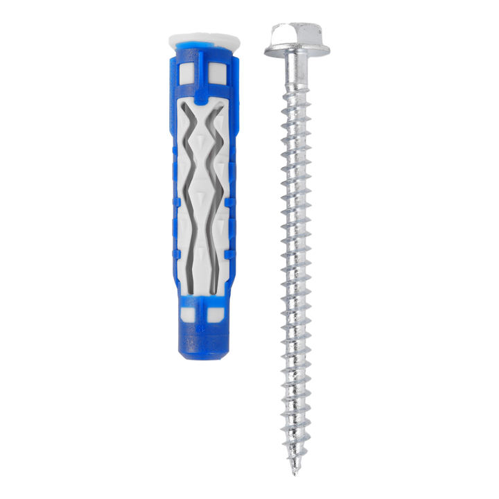Plug BLUEFIX HS 8 x 50mm + schroef hex. TORK
