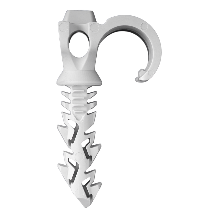 100x Schraubhalter für Rohre einfach (S-CLIP) 16-20mm