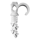 100x Schraubhalter für Rohre einfach (S-CLIP) 16-20mm