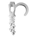 Attache simple pour tube (S-CLIP) 20-25mm - bidon 100 pcs