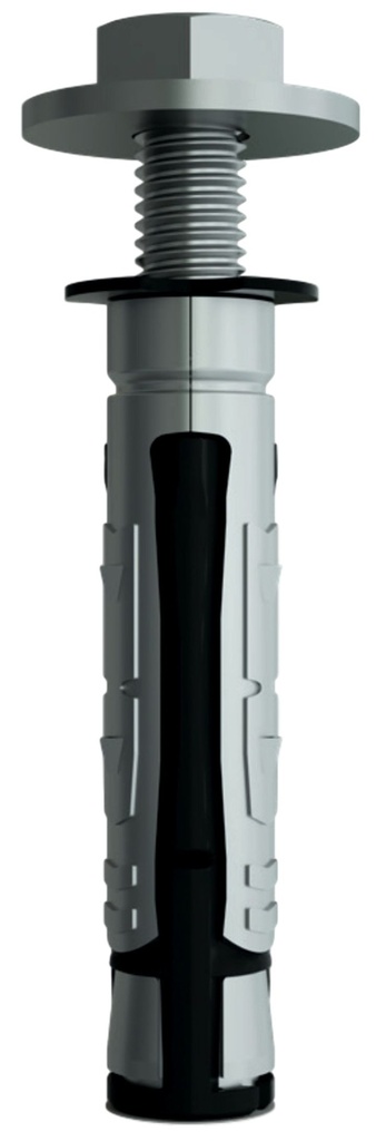 Zakje met 4 zware polyvalente pluggen Trider met hex. schroef M6