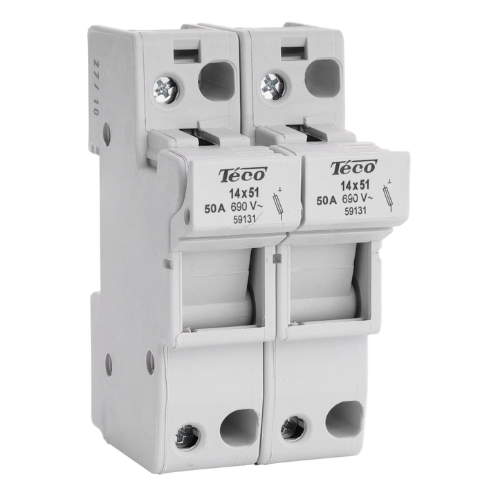 Zekeringsscheider indus Teco 2-Polig  14x51