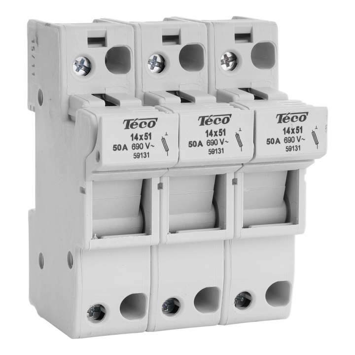 Zekeringsscheider indus Teco 3-Polig  14x51