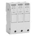 Zekeringsscheider indus Teco 3-Polig+N  14x51