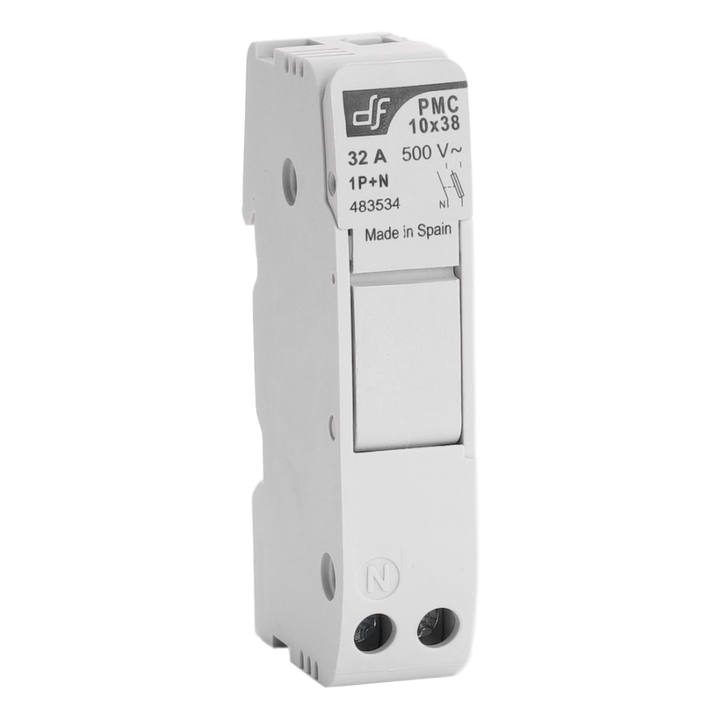 Zekeringsscheider kompaktTeco F+N 10x38 1 mod breed