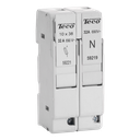 Sectionneur fusible compact Teco I+N  10x38  2 mod large
