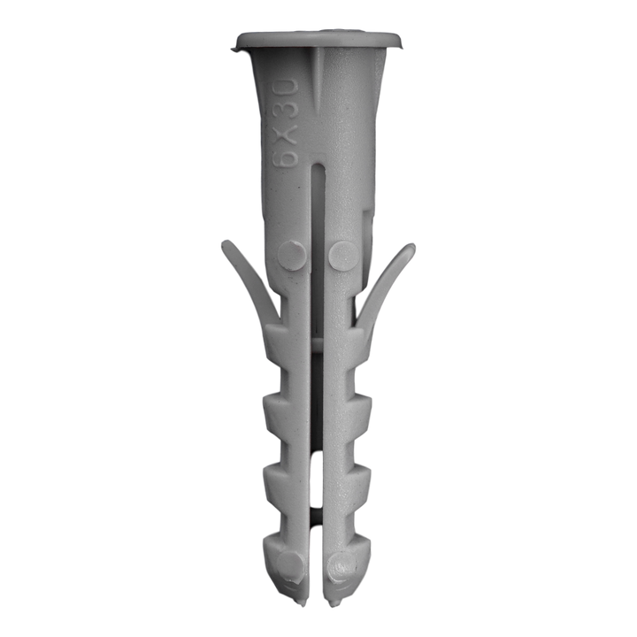 Cheville PA6 EB met kraag 6mm x 30mm