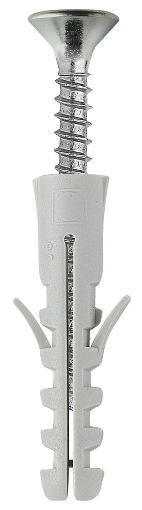 Plug PA6 E/VA 8 x 40 + PZ screw 5 x 50