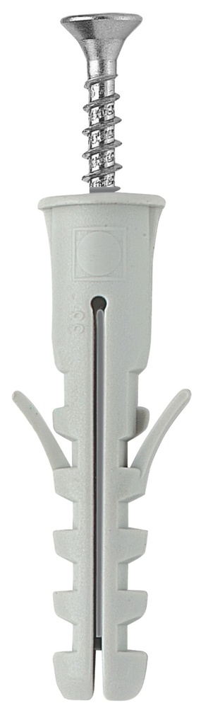 Plug PA6 EB/VA 8 x 40 + PZ screw 5 x 50