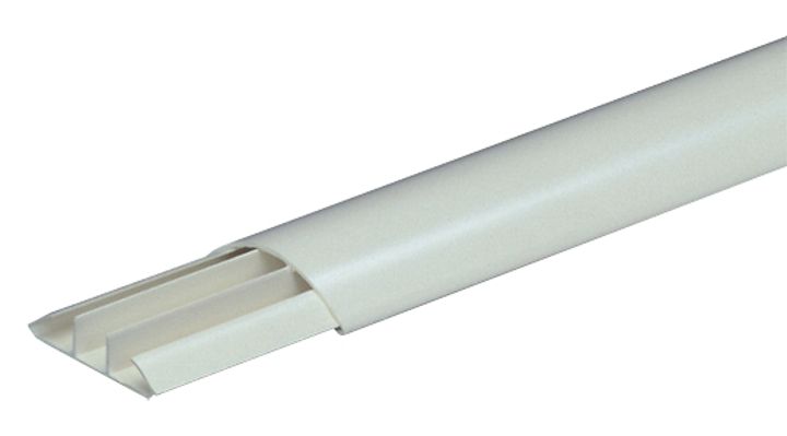 Vloerkanaal LUCA 75x18 wit RAL9016