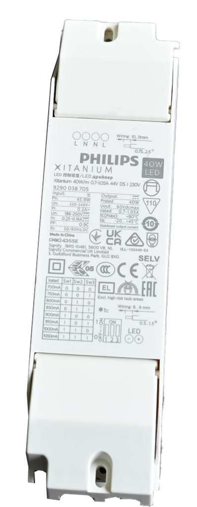 (AS)Driver Xitanium 40W 0.7-1.05A 44V DS +male con.