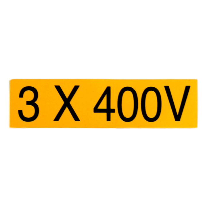 Zelfklever 3x400V