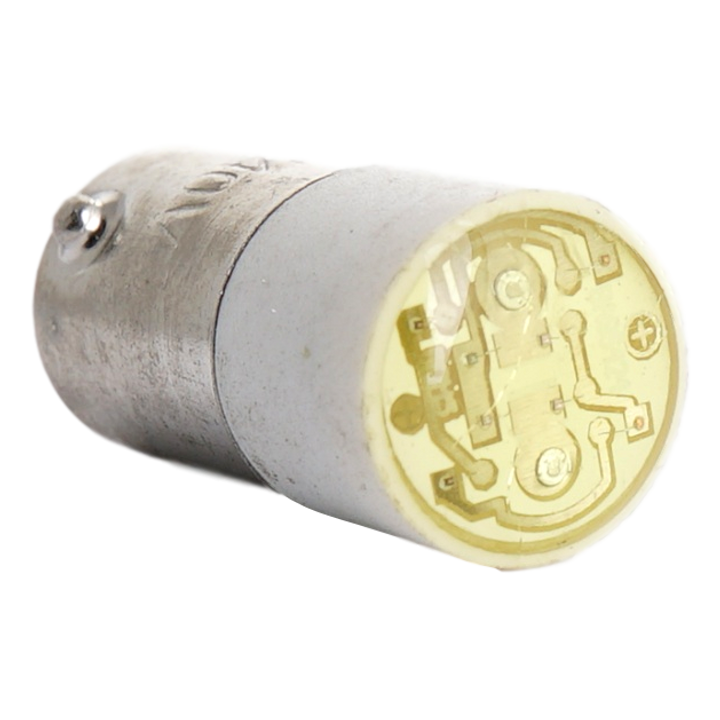 LED geel, lampvoet BA9s I = 4mA  0,9W