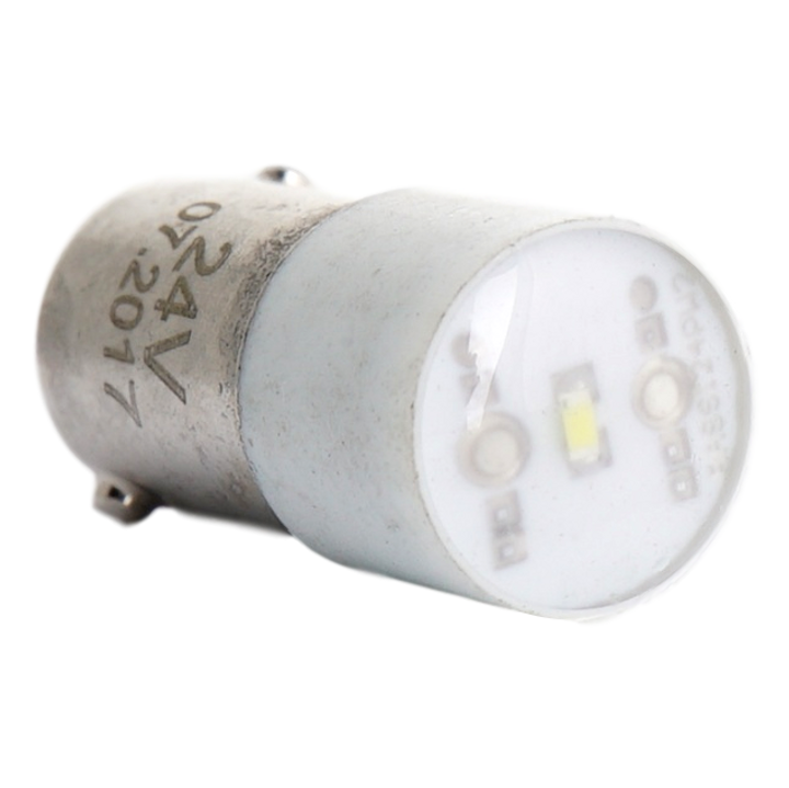 LED wit, lampvoet BA9s I = 17mA 0,4W