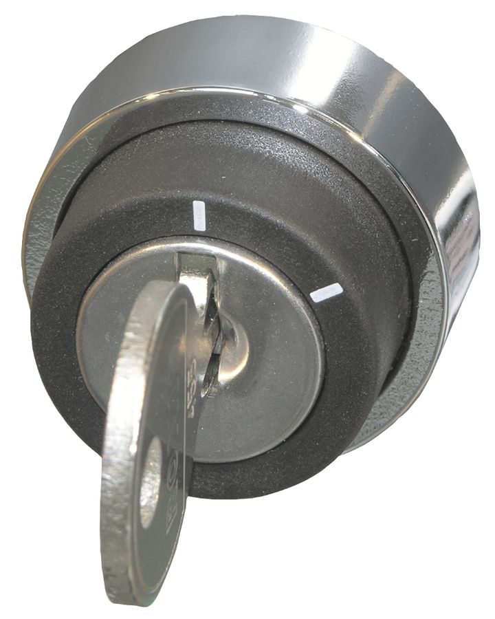 Bouton rotatif à clé seul 22.5mm IP65
