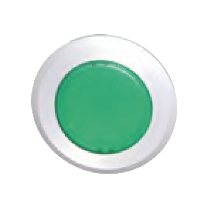 Illuminated actuator yellow with metal bezel