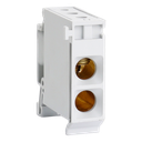 Borne de dérivation BB2 35mm² (3 connections), gris