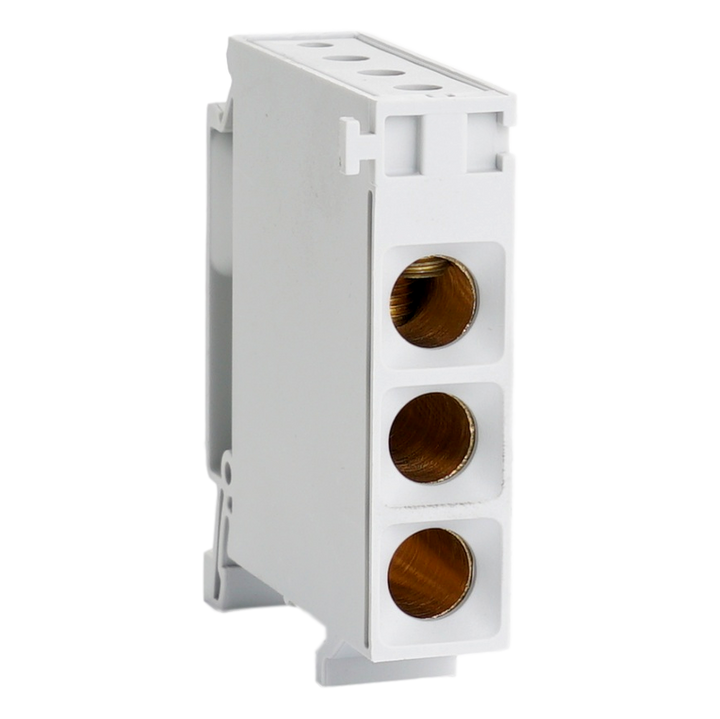 Borne de dérivation BB3 35mm² (4 connections), gris