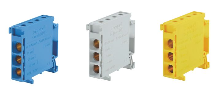 Bornes copak 3*25 jaune