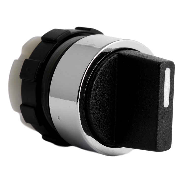 Rotary knob I->0<-II black