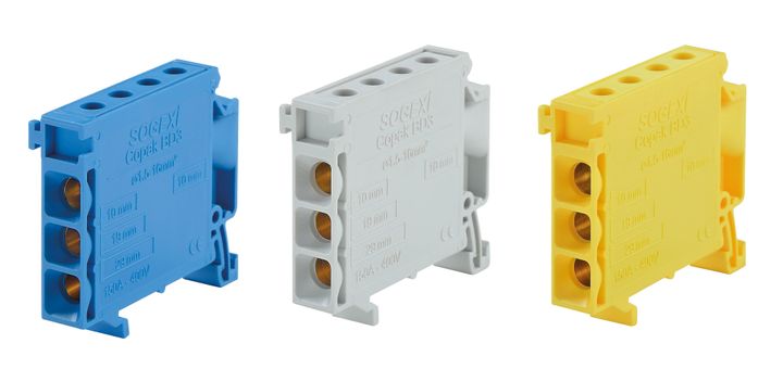 Verdeelklem BD3 16mm² (4 aansluitingen)