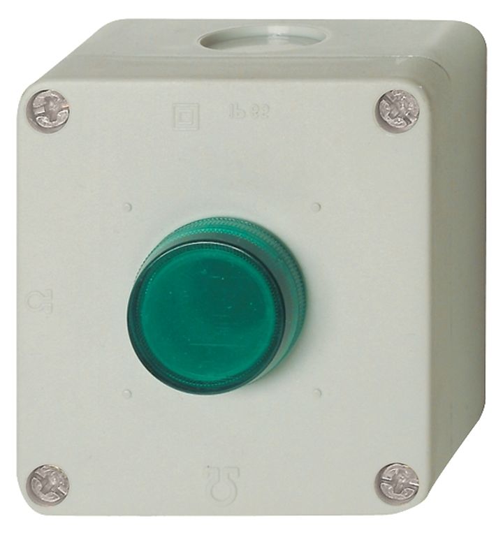 Pilot light red, enclosed