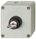 Key op. switch 0-I, maintained enclosed, with 2 keys R455