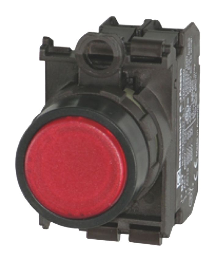 Bouton poussoir lumineux IP67 rouge
