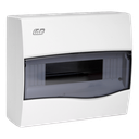 Coffret app. combi  IP40 PT 12 mod. + born. neutre et terre