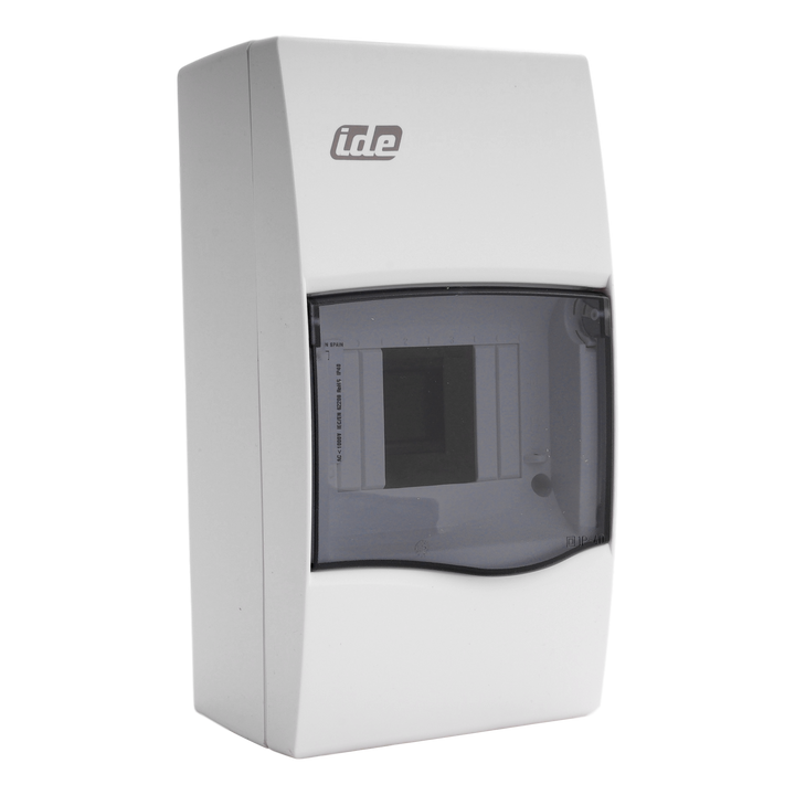 Opbouw. kast IP40 Combi transp. deur 4 mod. + borniers