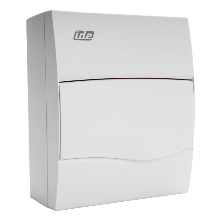 Coffret app. IP40 Combi porte opaque 8 mod. + borniers
