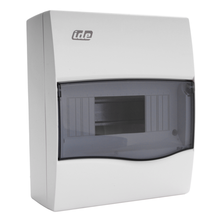 Kombinierter Schaltschrank IP40 Tür Transparent 8 Mod.