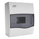 Kombinierter Schaltschrank IP40 Tür Transparent 8 Mod.