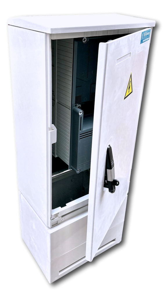 (AS) Coffret de branchement de trottoir DIN00 + socle 320mm