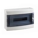 Coffret app. IP65 porte transp. 1x 18 mod. + born. de terre