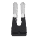 Black SQI comb for 2 SRK 2.5mm² terminals