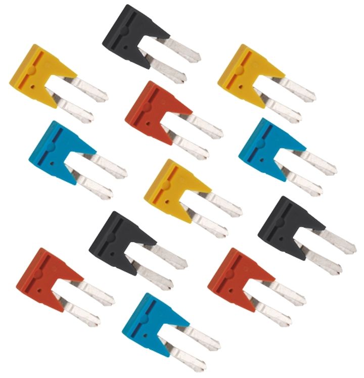 Gele kamgeleider SQI voor 30 klemmen SRK  2,5mm²