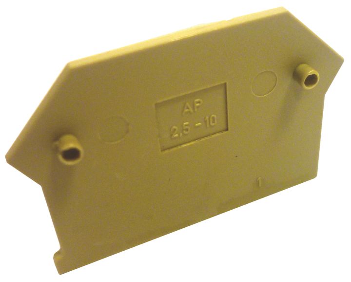 Eindplaat AP2,5-10 beige