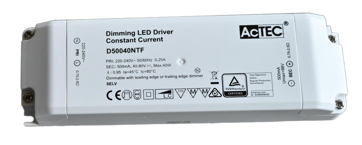 Driver Phase Dim 500mA 40W ACTEC