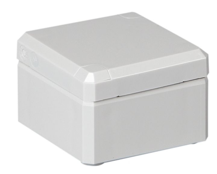 Coffret Cubo D couvercle ABS gris 80x82x86 parois pleines