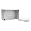 Cubo D Polycarbonat Gehäuse 120x200x86 Deckel G. Seite Voll