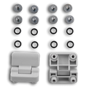 Charnières pour cubo d 27x28x10
