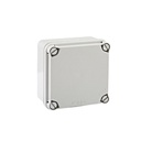 Junction box 108x108x64 solid walls + opaque cover