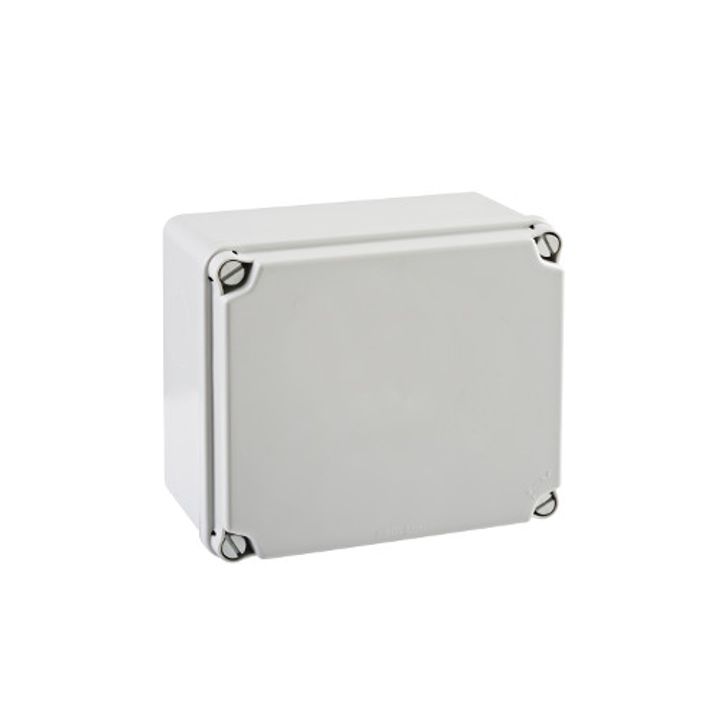 Junction box 189x151x95 solid walls + opaque cover