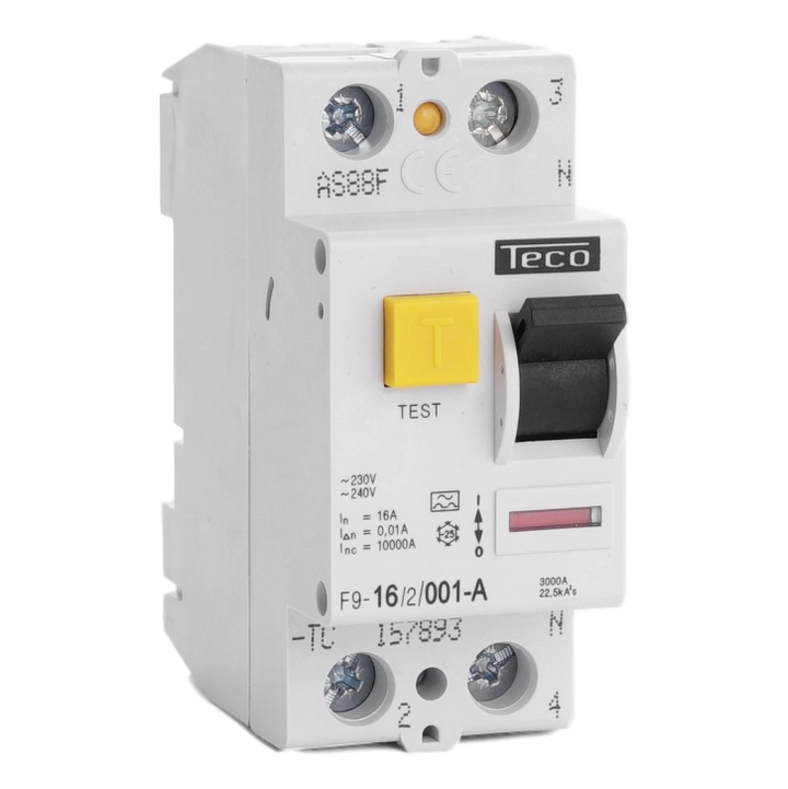 Inter. diff. Teco 2P 16A 10mA Type A
