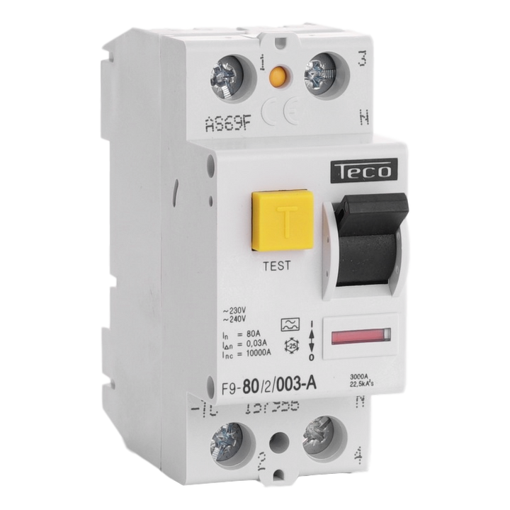 Inter. diff. Teco 2P 80A 30mA Type A