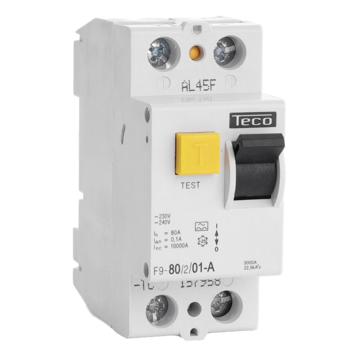 Inter. diff. Teco 2P 80A 100mA Type A