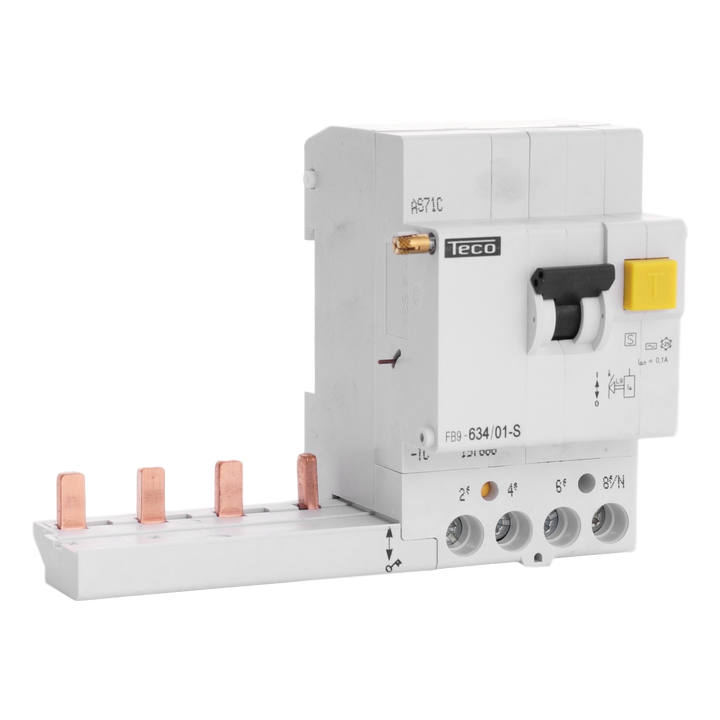 Diff. acc. Teco 4P 63A 100mA Type S-AC